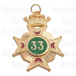 Médaille de commandeur – RSAA – 33° grado