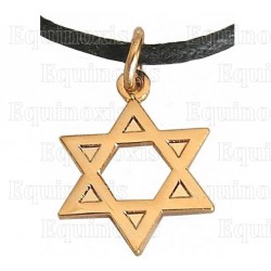 Ciondolo giudaico – Stella di Davide – Metallo dorato 1