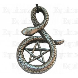 Ciondolo simbolico – Pentagramma nel serpente